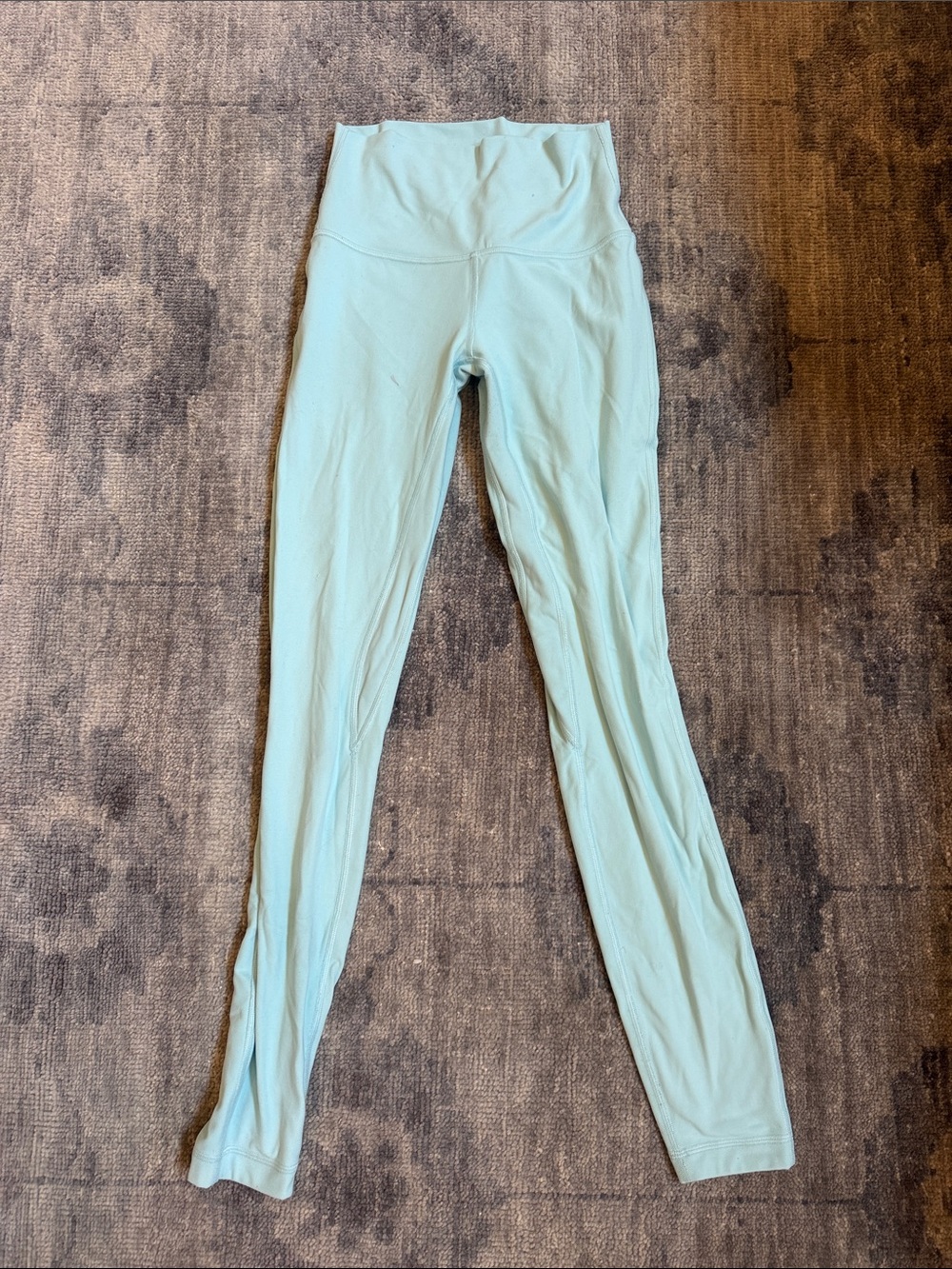 Women Lululemon High-Waist Mint Leggings